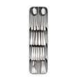 thumbnail image 2 of axGear Kitchen Drawer Organizer Tray for Cutlery Silverware Spoon Forks Storage Gray, 2 of 8