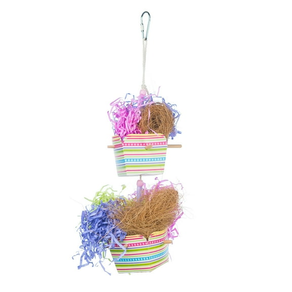 Prevue Pet Products Baskets of Bounty Playfuls Forage & Engage Bird Toy 62672