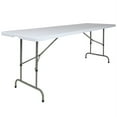 thumbnail image 3 of 8-Foot Height Adjustable Granite White Plastic Folding Event Table, 3 of 5