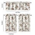 thumbnail image 6 of Kitchen Curtains 36 Inch Short - 3 Panel Set, Cute Horse Pony Print, Rod Pocket Window Curtain, 100% Polyester for Farmhouse, Retro Rural Kitchen, Easy Wash, 6 of 6