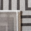 thumbnail image 5 of SAFAVIEH Beach House Arthur Geometric Indoor/Outdoor Area Rug, Light Grey/Charcoal, 2'2" x 4', 5 of 9