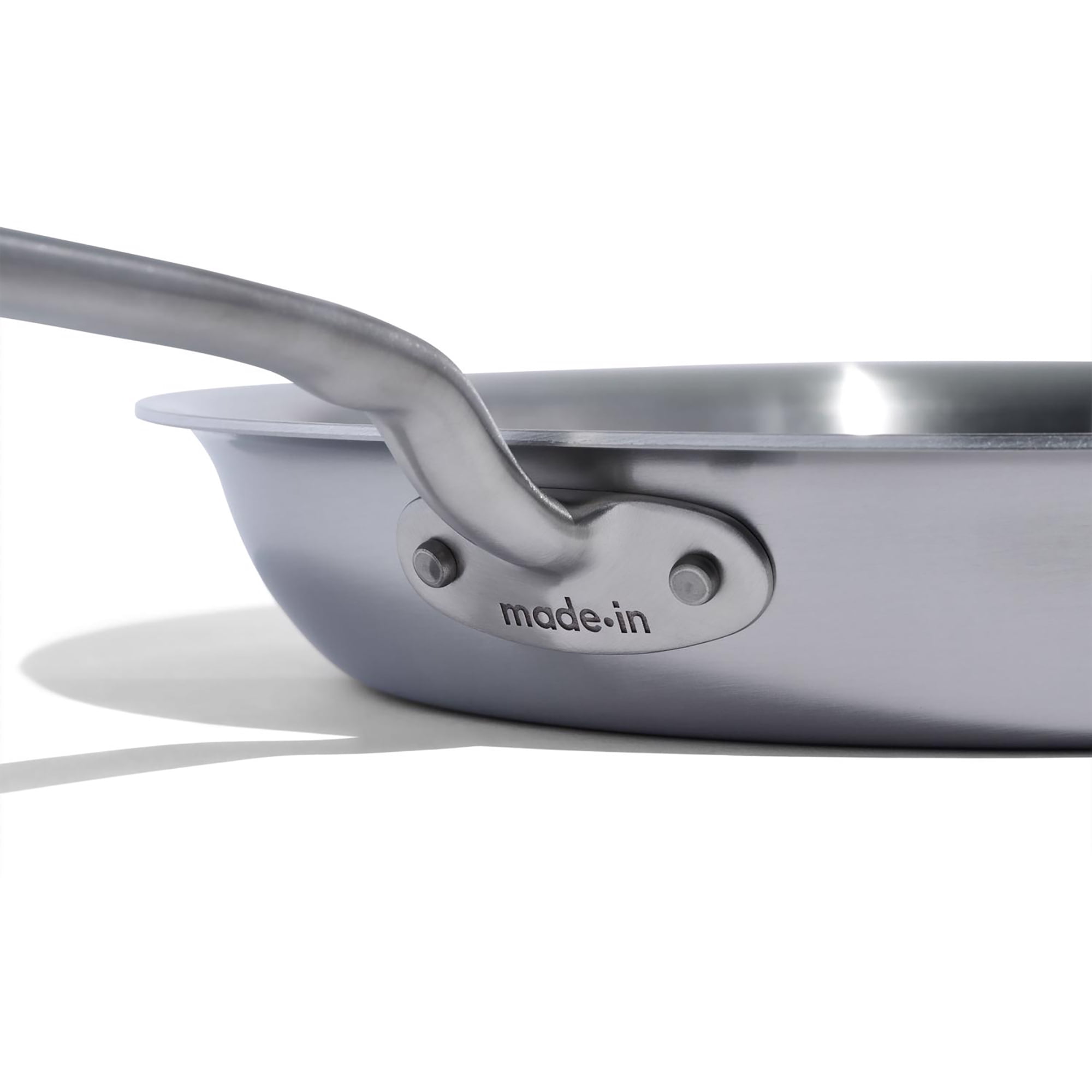Made In Cookware Stainless Steel Fry Pan 12 in. Silver