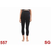 Motherhood Maternity Women's Maternity Essential Stretch, Super soft, Black, M