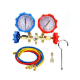 thumbnail image 1 of R410A 3 Way AC Diagnostic Manifold Gauge Set for Freon Charging Fits R-404A R-134A Refrigeration Manifold Gauge Air, 1 of 6
