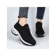 thumbnail image 4 of New Arrival Trendy Sports & Casual Square Dancing Dance Shoes With Lazy Tie, Comfortable And Breathable Fabric, Thick Sole, Air Cushion And Increased, 4 of 5