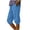 Dark Blue, variant on Women's Denim Capris Stretch Trendy Casual Pants Denim Style Solid Color Elastic Waistband Flared Leg Pockets Eighths Pants