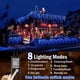 thumbnail image 3 of Decoraciones navideñas 2023 luces LED guirnaldas de cortina de carámbano IP44 impermeable conectable 216 LED caída 0,6/0,7/0,7 Año Nuevo 2, 3 of 4