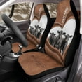 thumbnail image 2 of Lotusprinthandmade Black Angus Personalized Name Cows Lover With Heart Front Car Seat Cover One Size, 2 of 6