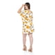 thumbnail image 3 of Vestido floral con manga bombacha Roman Fashion /Tallas Extras, 0900 (Flor amarillo) amarillo 40, 3 of 5