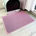 thumbnail image 3 of Feledorashia 18x12inch Cat Litter Mat Kitty Litter Trapping Mat, Cat Mat for Litter Box, Honeycomb Double Design Layer, Urine Waterproof, Easy to Clean, Non-Slip, 3 of 8