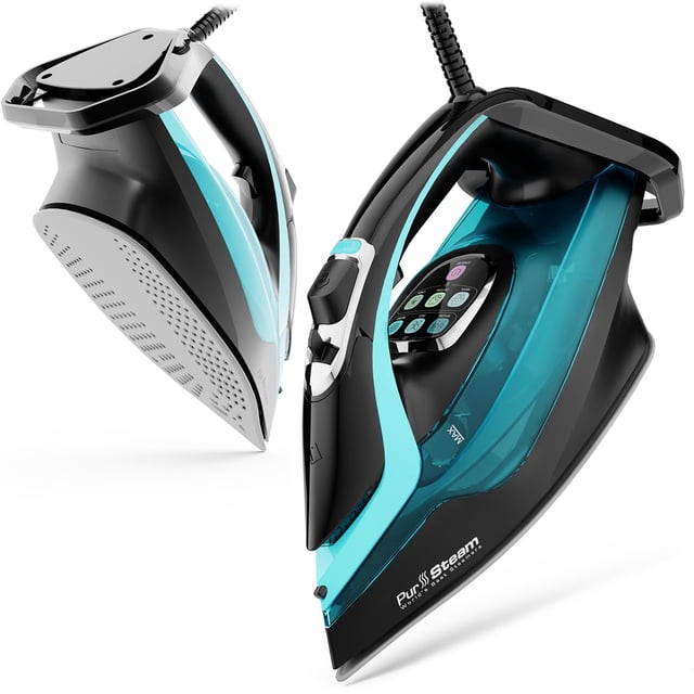 Plancha de vapor PurSteam SteamTech Elite 1750 W con suela de cerámica
