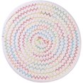 thumbnail image 2 of Hand-Woven Cotton Cord placemat Home Dining Table high Temperature Insulation mat Office Desktop Coaster, 2 of 8