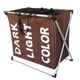 thumbnail image 2 of Cesto Para Canasta De Periódicos Wardroeb Ropa Bolsa De Almacenamiento Juguetes Libros Csificador De Periódicos Contenedor Caja café perfecl Cesto de ropa de marco de metal, 2 of 8