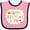 Pink and Black, variant on Inktastic Happy Birthday to Me Boys or Girls Baby Bib