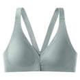 thumbnail image 6 of Sports Bras for Women Front Closure Racerback Underwire Push Up Bra Push Up Bra Green Xl, 6 of 9