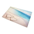 thumbnail image 3 of CADecor Two hearts tropical beach Non-Slip Bath Rug Bath Mat Rug Doormat 30x18 inches, 3 of 3