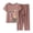 Khaki, variant on Women's Flower Print Short Sleeve Crew Neck Cotton Silk Trousers Suit Summer Elderly Mother Two Piece Set XXL