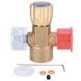 thumbnail image 2 of Co2 Refill Adapter Co2 Refill Connector Filling Accessory CO2 Refill Adapter Brass Connector ASA With W21.8-14 Joint 3000PSI Pressure Gauge, 2 of 8