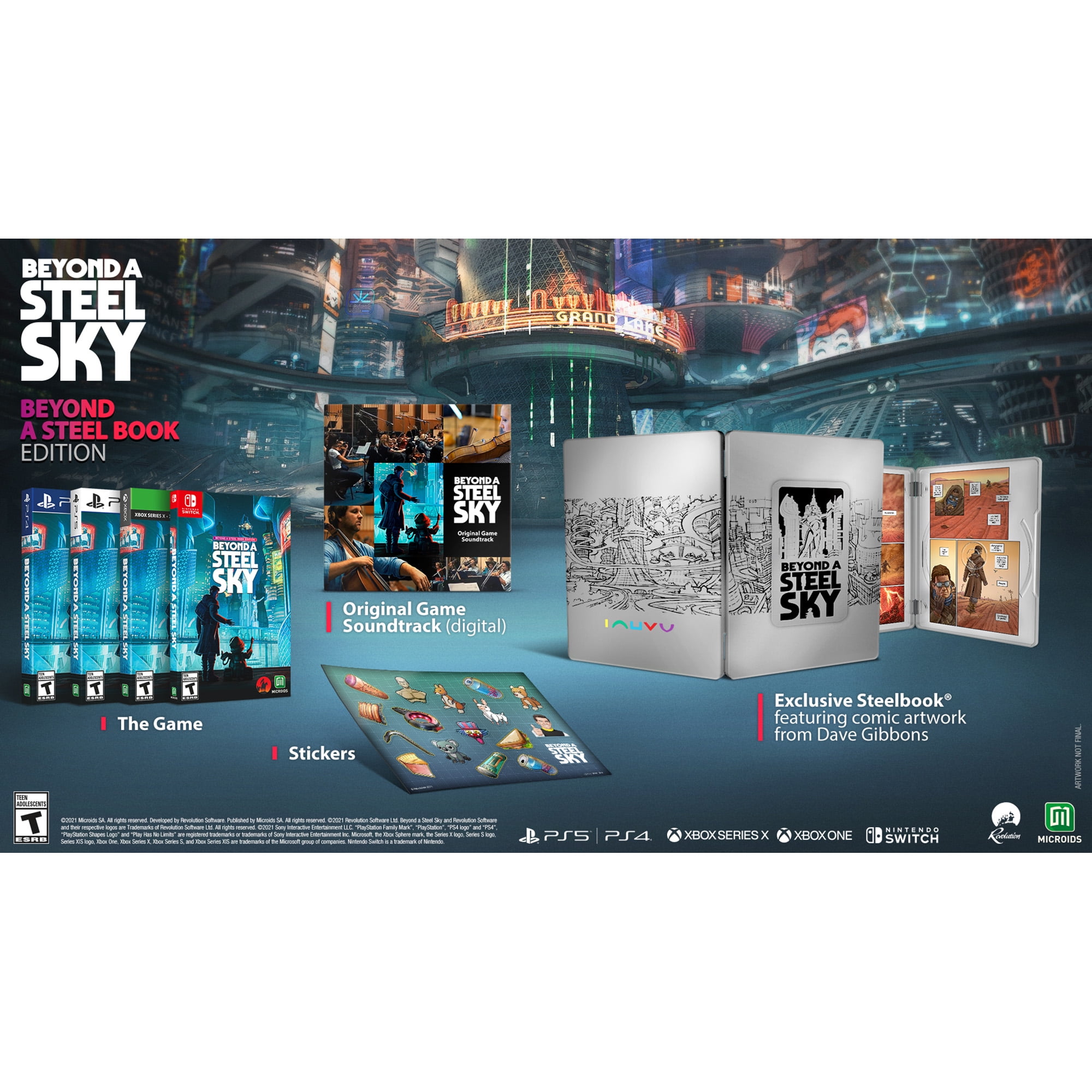 beyond a steel sky steelbook edition ps5