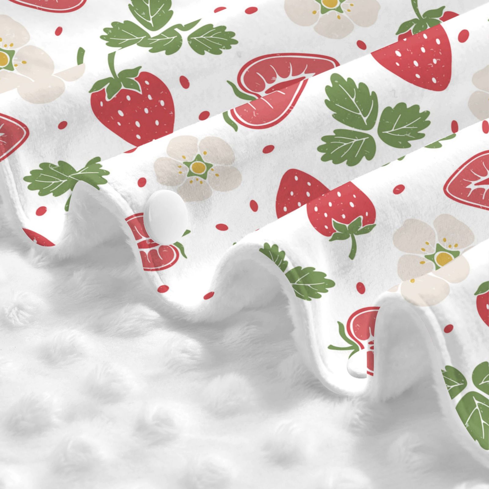 Car Seat Cover Baby - Cute Flower Strawberry Leaves Breathable Infant Car Seat Cover for Baby Carseat, Lightweight Comfort Baby Essentials Must Haves Newborn Stuff for Girl Boy