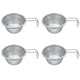 thumbnail image 1 of Cuenco Acero Inoxidable Cgtredaw para Exteriores Tazas para Acampar y Pícnic 4 Uds, 1 of 9
