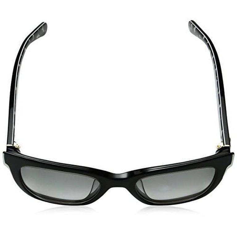 kate spade Gray Translucent Square Sunglasses with Black Lenses Kate Spade Emmylou Women main image 4