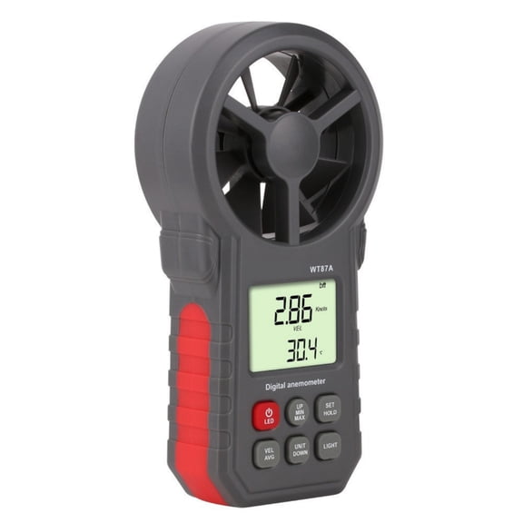CEORPER Handheld Wind Gauge Handheld Digital Anemometer for Wind Speeds and Temperature Monitoring Extended Use in Remote Areas
