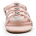 thumbnail image 3 of Apakowa Kids Girls Strappy Sandal Open Toe Summer Sandals （Color : Pink, Size : 7 Toddler）, 3 of 8