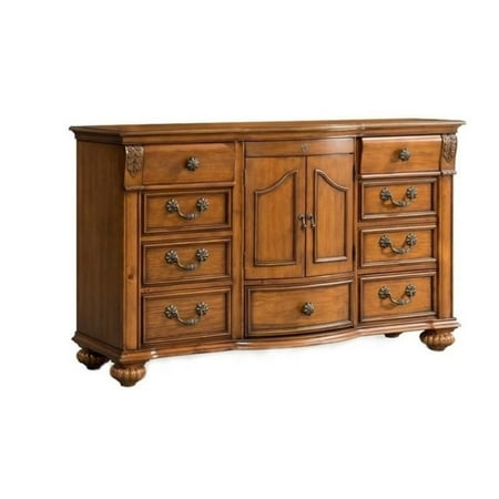 Picket House Furnishings Barrow 9 Drawer Door Dresser in Oak