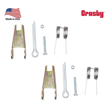 Crosby 1096421 Steel Hook Latch Kit - Spring Latch Replacement For 1.5-2 Ton Applications