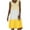 Yellow, variant on Lolmot Hawaiian Dresses for Women Luau Party Dresses Casual Fashion Casual Loose Stripe Dot Patchwork V-Neck Sleeveless Dress