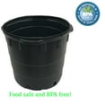 10 Gallon Round Plastic Nursery Pots 5 Pack