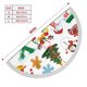 thumbnail image 5 of Faldas para árbol de Navidad de 36 pulgadas con texto "Merry Christmas", tapete para árbol de Navidad para vacaciones de invierno, falda para árbol de Navidad para decoraciones navideñas rústicas, 5 of 8