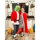 thumbnail image 5 of 3 Piece Grinch Costumes for Men Women, Grinch Mask and Gloves Hat Set Green Furry Costume Halloween Fancy Dress, 5 of 5