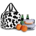 thumbnail image 6 of Sunyuer Girls Cow Printed  Pattern Insulated Waterproof Oxford Cloth Reusable Lunch Bag, 6 of 6