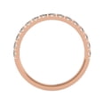 thumbnail image 4 of SuperJeweler 1/2 Carat Diamond Wedding Band In 14 Karat Rose Gold For Women, 4 of 6