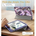 thumbnail image 2 of Suritch Case for iPad A16 11th Gen 11 inch 2025 / iPad 10th Gen 10.9 inch with Screen Protector and Pencil Holder Tri-fold Stand Auto Wake/Sleep, 2 of 7