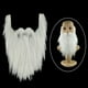 thumbnail image 5 of Bigotes Accesorios de Disfraz Cosplay Halloween Barba Larga Postiza Vello Facial para Blanco, 5 of 9