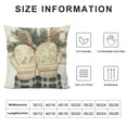 thumbnail image 5 of YINGXI Winter Throw Pillow Covers Gloves Winter Holiday Decorative Pillows for Sofa Couch Home Decor 18x18in, 5 of 5