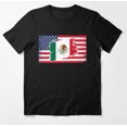 thumbnail image 1 of Funny Mexican Striped Flag Print Crewneck T-Shirt, Spring & Summer Short-Sleeved T-Shirt, Sportswear Everyday Top, Women'S Wear, 1 of 6