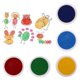thumbnail image 1 of 5 unidades, 5 colores, sello de almohadilla de tinta forma forma forma grande para niños, pintura de , manualidades para manualidades, fabricación de tarje perfecl Estampado con almohadilla de tinta para pintar con los dedos, 1 of 8