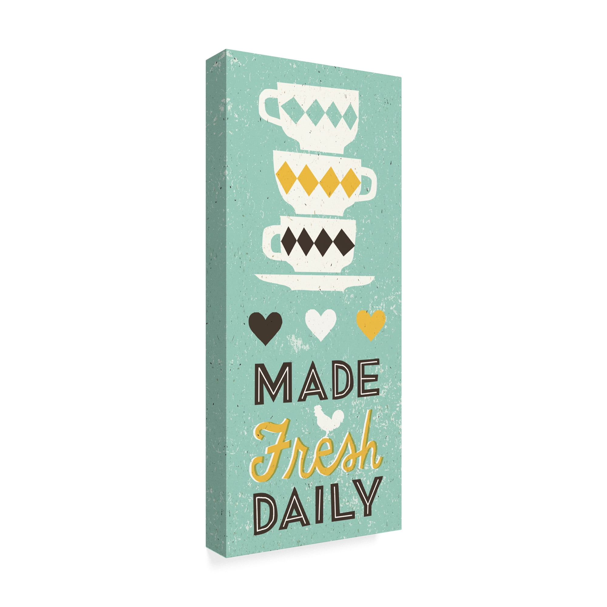 Trademark Fine Art 'Made Fresh Daily V2 Panel' Canvas Art by Michael Mullan