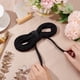 thumbnail image 3 of Cordón ajustable negro de 137,8 pulgadas para vestido de novia con espalda de velcro, ideal para reemplazar la cremallera o los botones., 3 of 9