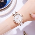 thumbnail image 1 of Reloj De Dos Tonos De Acero Inoxidable, Cronometraje Preciso Para Mujer, Reloj De Pulsera Con Detalles De Cristal Para Uso Diario, 1 of 7