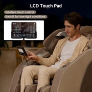 Real Relax 4D Full Body Massage Chair, Zero Gravity SL Track Recliner with Negative Ion Purification, Aromatherapy, Yoga Stretching, Auto Body Scan, Black