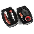 thumbnail image 2 of Juego de regalo de 5 piezas de accesorios de vino en forma de barril de vino de plástico, juego de abridor de vino que incluye sacacorchos de vino, cierres de vino, vertedores de vino Fokelyi 2034214-2, 2 of 9