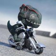thumbnail image 2 of Personality Tyrannosaurus Inertia Motorcycle Toy Novel Dinosaur Tiger Panda Motorcycle Dynamic Model Handsome Boy Gift, 2 of 5