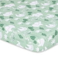 thumbnail image 7 of The Peanutshell Pack n Play, Mini Crib, Portable Crib or Fitted Playard Sheets for Baby Boy or Girl, 3 Pack Set, Green Safari, 7 of 7