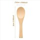 thumbnail image 2 of Mini Cuchara de Madera Hecha una Mano de 100 Piezas Helado AzúCar Mermelada Miel Café Cucharadita Cocina Condimento Sal Mostaza Cuchara, 2 of 6