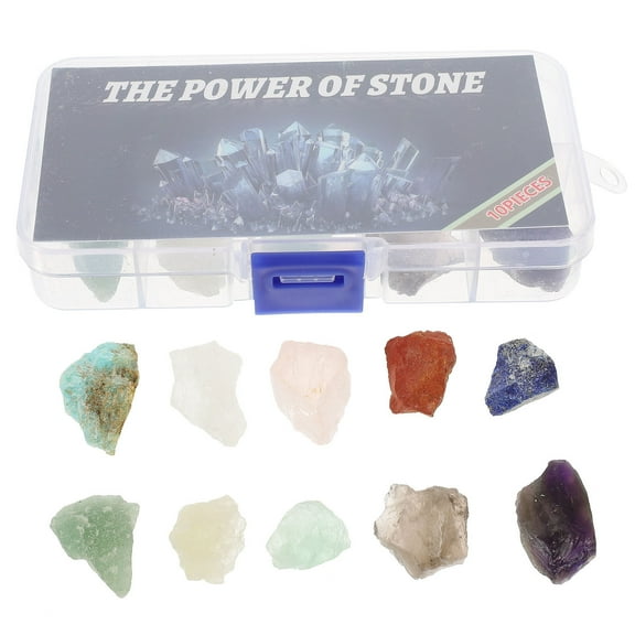 PBPBOX Crystal Stones Crystal Stone Mineral Collection Assorted Color 10Set Decoration